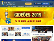Tablet Screenshot of gideoes.com.br