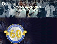 Tablet Screenshot of gideoes.org.br